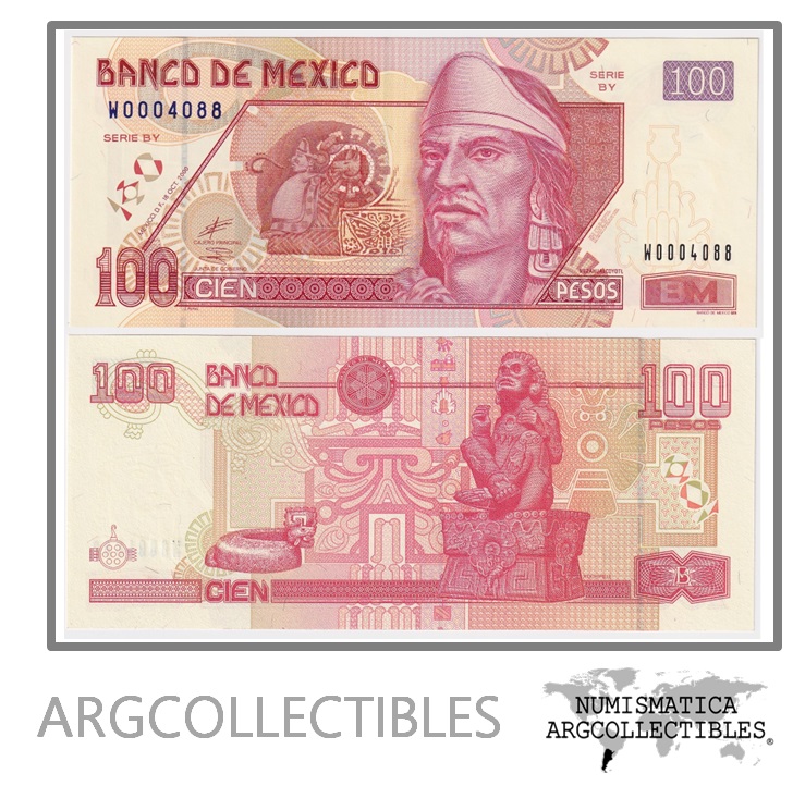 Mexico Billete 100 Pesos 2000 P 118 Unc Argcollectibles